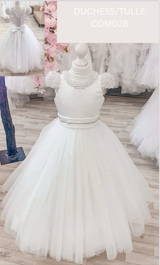 C&P 2026 collection Pearl Duchess dress (order instore)