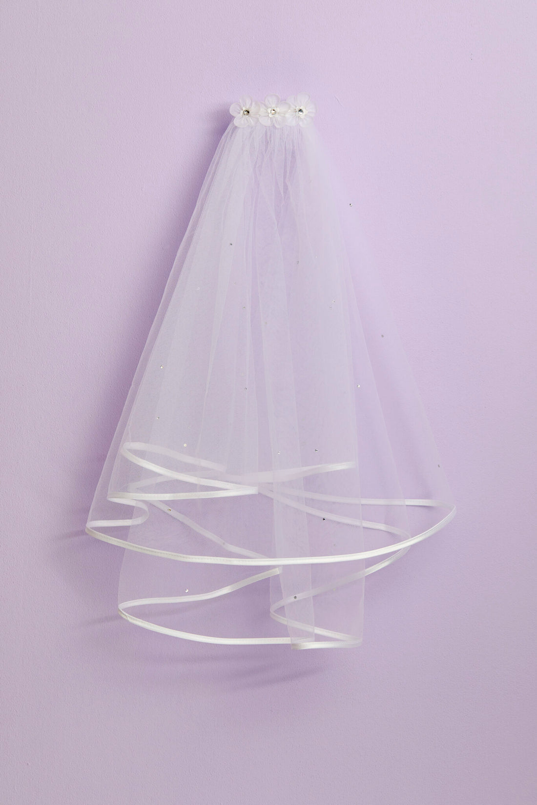 Peridot Olivia veil white