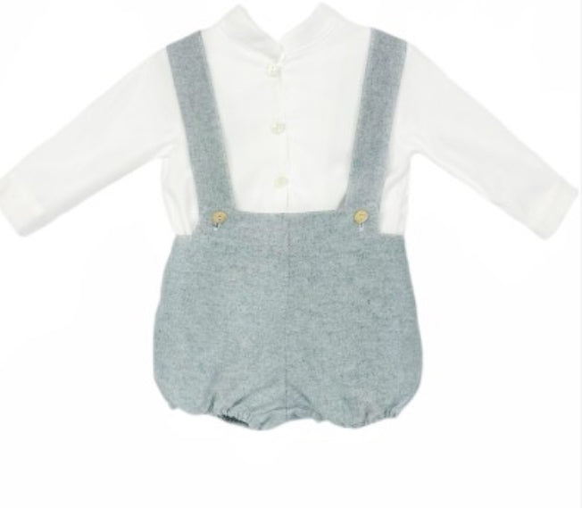 Wee me boys grey and white shorts set BLACK FRIDAY