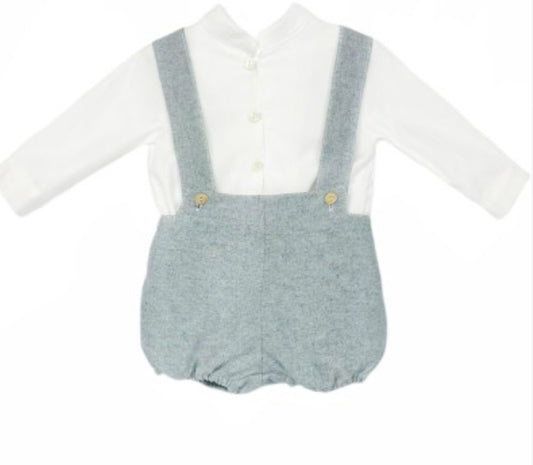 Wee me boys grey and white shorts set BLACK FRIDAY