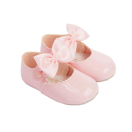 Baypods girls pink bow shoes BP750PP