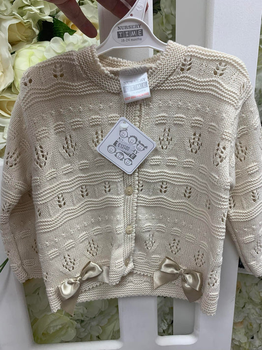 Girls Beige cardigan