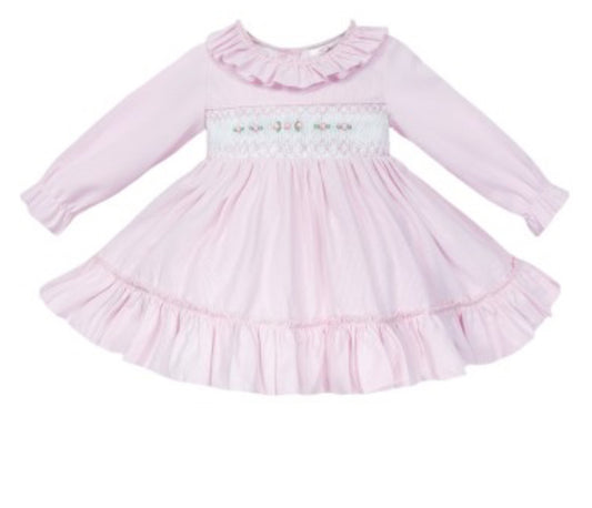 Wee Me Pink Smock Dress 2413