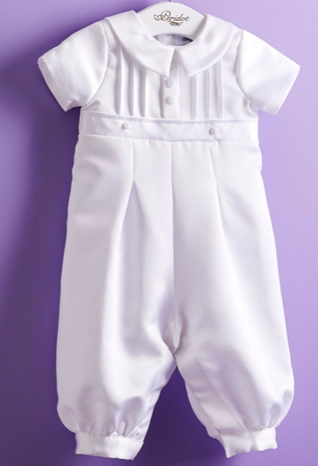 PERIDOT NOAH CHRISTENING ROMPER