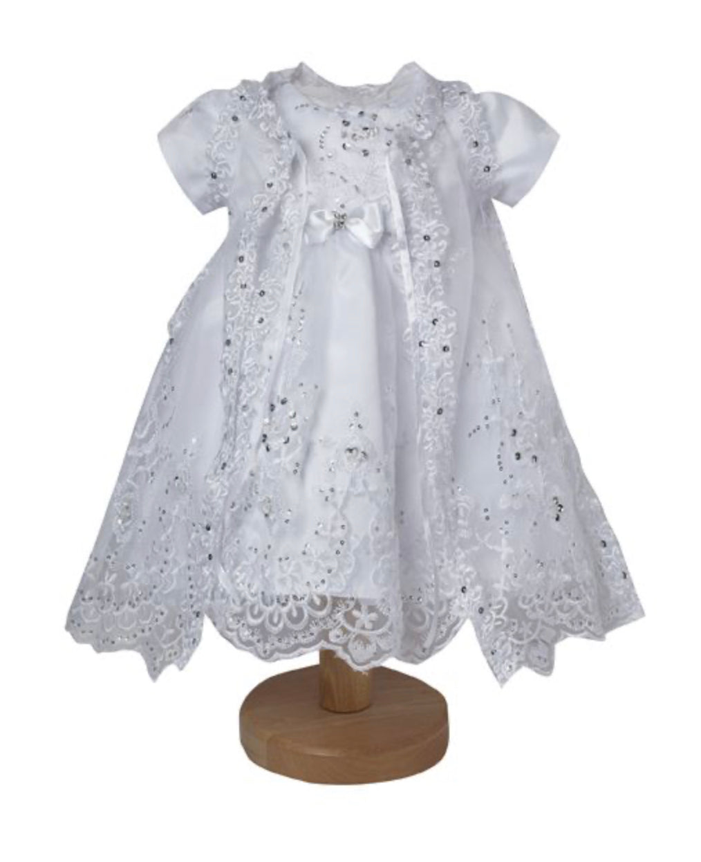 SEVVA CHRISTENING DRESS AND CAPE L528