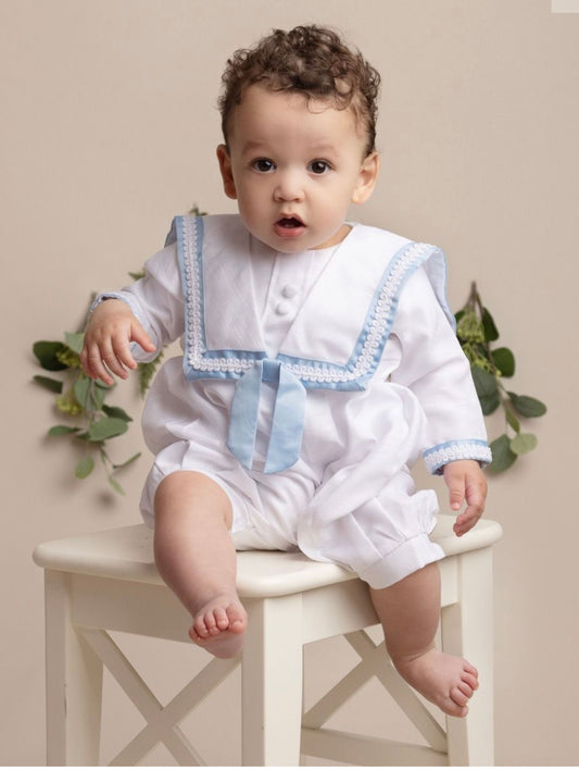 WILLIAM CHRISTENING ROMPER